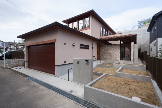 中庭のある日本家屋風パッシブデザイン住宅