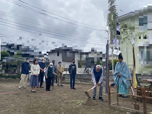 2×4工法・長期優良住宅等級3・国交省グリーン化事業採択（横浜市）着工