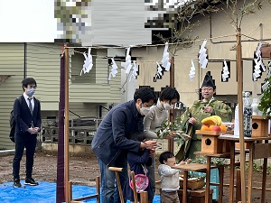 敷地面積有効利用（川崎市）着工