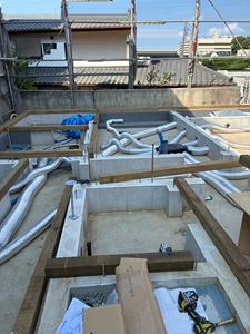 パッシブデザインハウス・LDKに延長するL字型広々バルコニーがある家（横浜市）