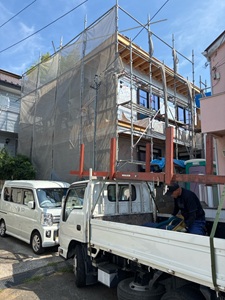 パッシブデザインハウス・LDKに延長するL字型広々バルコニーがある家（横浜市）